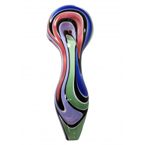 5" Zig Zag Reversal Art Hand Pipe [DJ621]