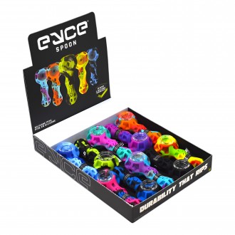 EYCE - 4" Platinum Cured Silicone Body Hand Pipe - 10Ct Display [EYASS]