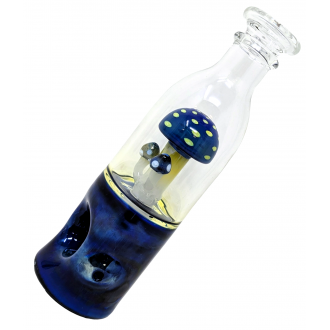 6" Multi Mushroom Perc 2 in 1 Hand Pipe/Waterpipe - [GB956]