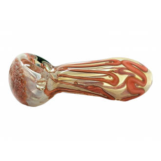 3" Rod, Frit  & Fumed Art Hand Pipes - (Pack Of 5) [GWRKP116]