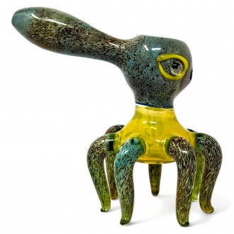 4.5" Tentacle Twist Octopus Handheld Hand Pipe - [HP320]