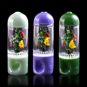 Apex - 5" Sea Delight Capsule Hand Pipe - 6Ct Display