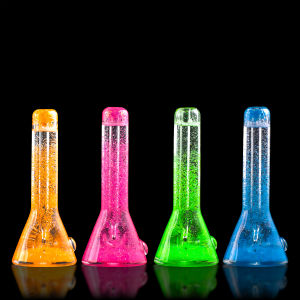 Apex - 5.5" Fancy Glitter Glycerin Hand Pipes (6CT Display)