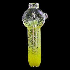 Apex - 4" Fancy Glitter Glycerin Spoon Hand Pipe - 6CT