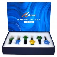 Apex - 5" Fruit Fusion Slime Color Hand Pipe - 6ct Display
