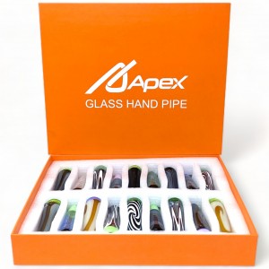 4" Apex Single Hitter Premium Chillums 18 Ct Display - [HPD409]