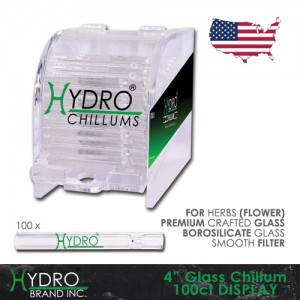 Hydro Chillums Acrylic Display - 100ct Display [HYDRO-C100CT]