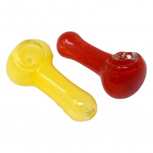 2.5" Frit Art Mini Hand Pipe - 4pk