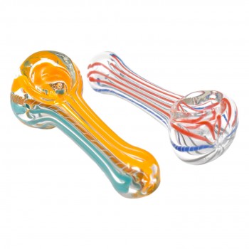 3" Assorted Design Inside Out Hand Pipe - 2pk