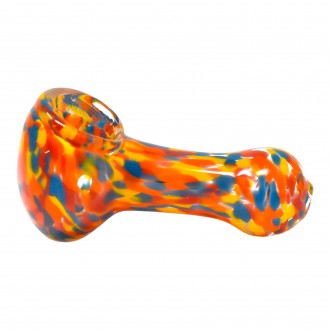 2.5" Rainbow Frit Art Hand Pipe