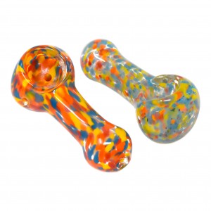 2.5" Rainbow Frit Art Hand Pipe