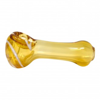 2.5" Colored Tube Swirl Head Hand Pipe - 2 Pack