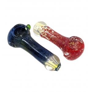 3" Frit Art Fumed Hand Pipe (Pack of 2) - [RJA22]