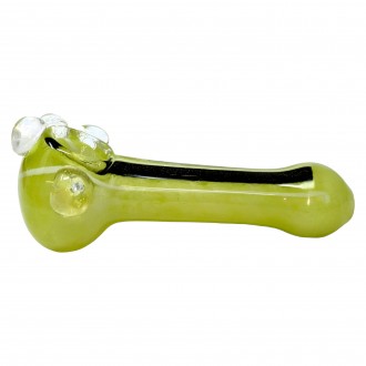 4.5" Assorted Color Multi Marble Frit & Dicro Hand Pipe - 2 Pack [RJA78]