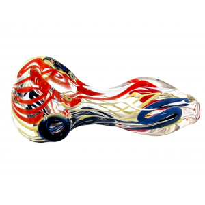 3" Slyme Rod Art Twisted Body Hand Pipe (Pack Of 2) - RKD12]