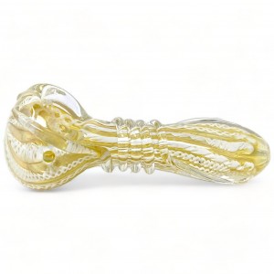 4" R4 Work Twisted Ribbon Masterpiece Hand Pipe - [RKD62]