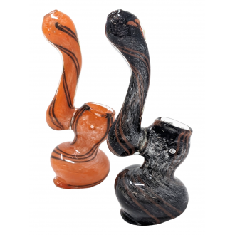 4" Assorted Color Mini Bubbler Hand Pipe - [RKGB5]