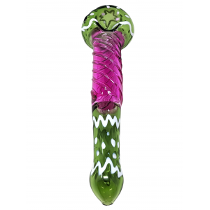 7" Color Diamond Tube Hand Pipe - [RKGH37]