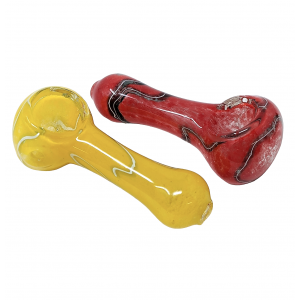 3" Frit & Rod Art Hand Pipe (Pack Of 2) - [RKGS22]