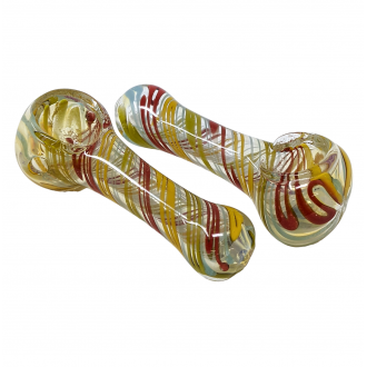 3" Rasta Art Hand Pipe (Pack Of 2) - [RKGS23]