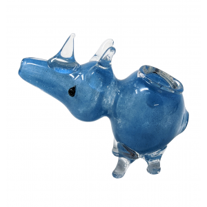 Mini Rhino Frit Animal Pipe [RKGS27]