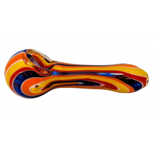 4.5" Assorted Color Flail Art Hand Pipe - (Pack of 2) - [RKGS61]
