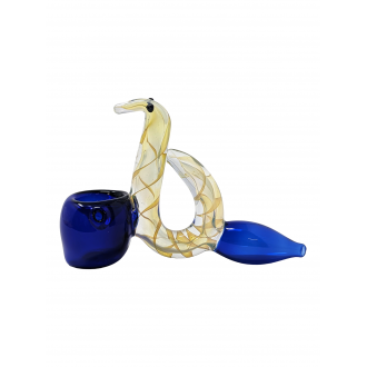 4" Color Tube Bird Hand Pipe - [RKGS8]