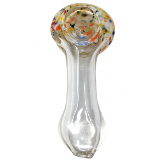 2.5" Mix Frit Art Hand Pipe (Pack Of 2) [SAJ10]