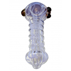 4" Slyme Tube Head R4 Art Work Heavy Hand Pipe [SAJ18]