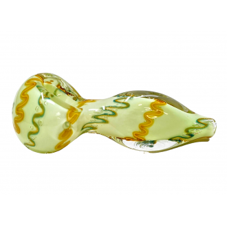 3" Slyme Frit Rod Art Work Hand Pipe (Pack Of 2) [SDK661]