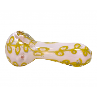 3" Slyme Frit Rod Art Work Hand Pipe (Pack Of 2) [SDK662]