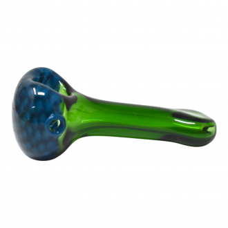 On Point Glass - 3.5" Frit Honeycomb Hand Pipe - 17Ct Display