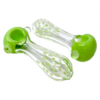 4" Slyme Tube Head Art Hand Pipe - [SM003]