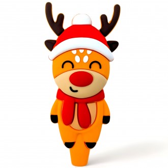 4.5" Hoof 'n' Puff - Silicone Reindeer Hand Pipe - [TX786]