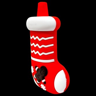 4" Pocket-Sized Joy Cute Stocking Stuffer Silicone Hand Pipe - [TX790]