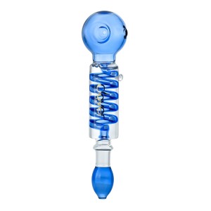 Clover Glass - 8" Freezable Coil Glycerin Hand Pipe