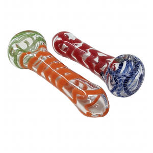 4" Rod Art Hand Pipe (Pack Of 2) [XQ169]