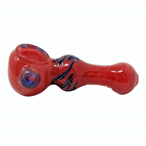 3.5" Frit  Art Ball Rim Hand Pipe (Pack Of 5) [ZD102]