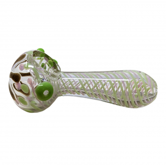 4" Slime Spiral Art Hand Pipe (Pack Of 2) [ZD110]