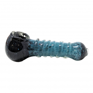 4" 2 Tone Frit & R4 Twisted Art Slime Color Hand Pipe (Pack of 5) - [ZD117]