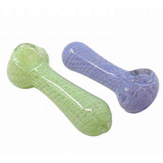 4" Slime Color Net Art Hand Pipe (Pack of 2) - [ZD148]