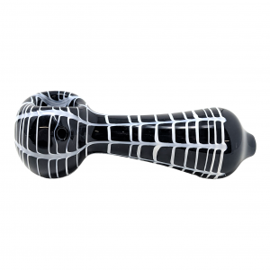 4.5" Black & White Checkers Hand Pipe (Pack of 2) - [ZD155]