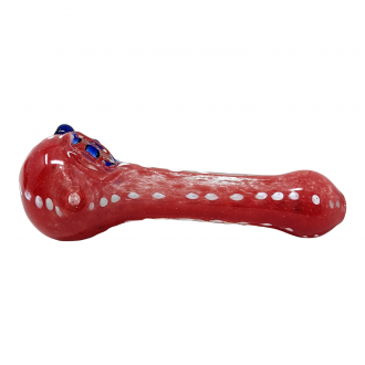 4.5" Frit Art Dot Design Hand Pipe (Pack of 2) - [ZD159]