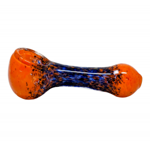 3" 3 Tone Frit & Art Body Hand Pipe (Pack Of 5) - [ZD17]