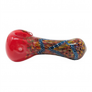 3" Mix Frit Art Hand Pipe (Pack of 5) - [ZD190]