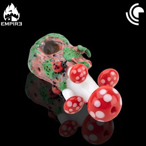 Empire Glassworks - Mushroom Stack Dry Pipe [2572]*