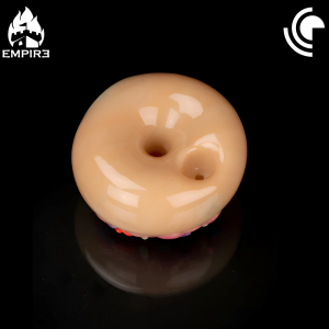 Empire Glassworks - Pink Sprinkle Donut Dry Pipe [2573]*