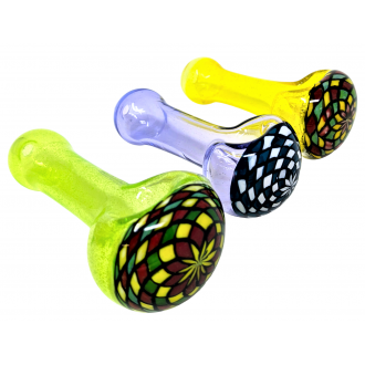 3.5" Fillacello Pipe Handpulled Exotic Tubing Handpipe - [AM388]