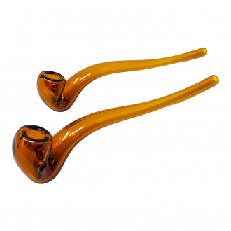 11" Color Tube Sherlock Hand Pipe (Pack Of 2)  [DJ529]