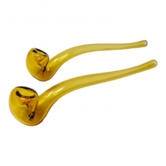 11" Color Tube Sherlock Hand Pipe (Pack Of 2)  [DJ529]